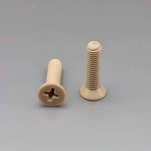 PEEK Countersunk Flat Head Screw, Phillips